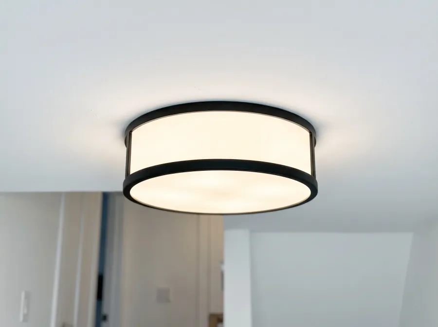 Illustration of a new ceiling light fixture